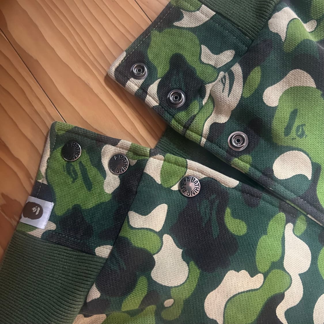 베이프 Bape camo varsity jacket M 바시티 자켓 상품이미지6