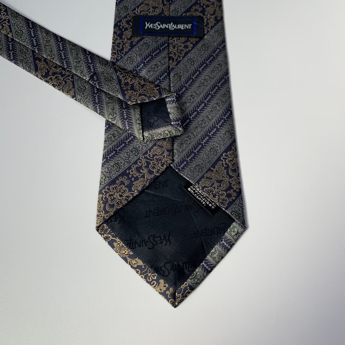 입생로랑(YSL) 페이즐리 명품 클래식 정장넥타이 100실크 A+등급 상품이미지6