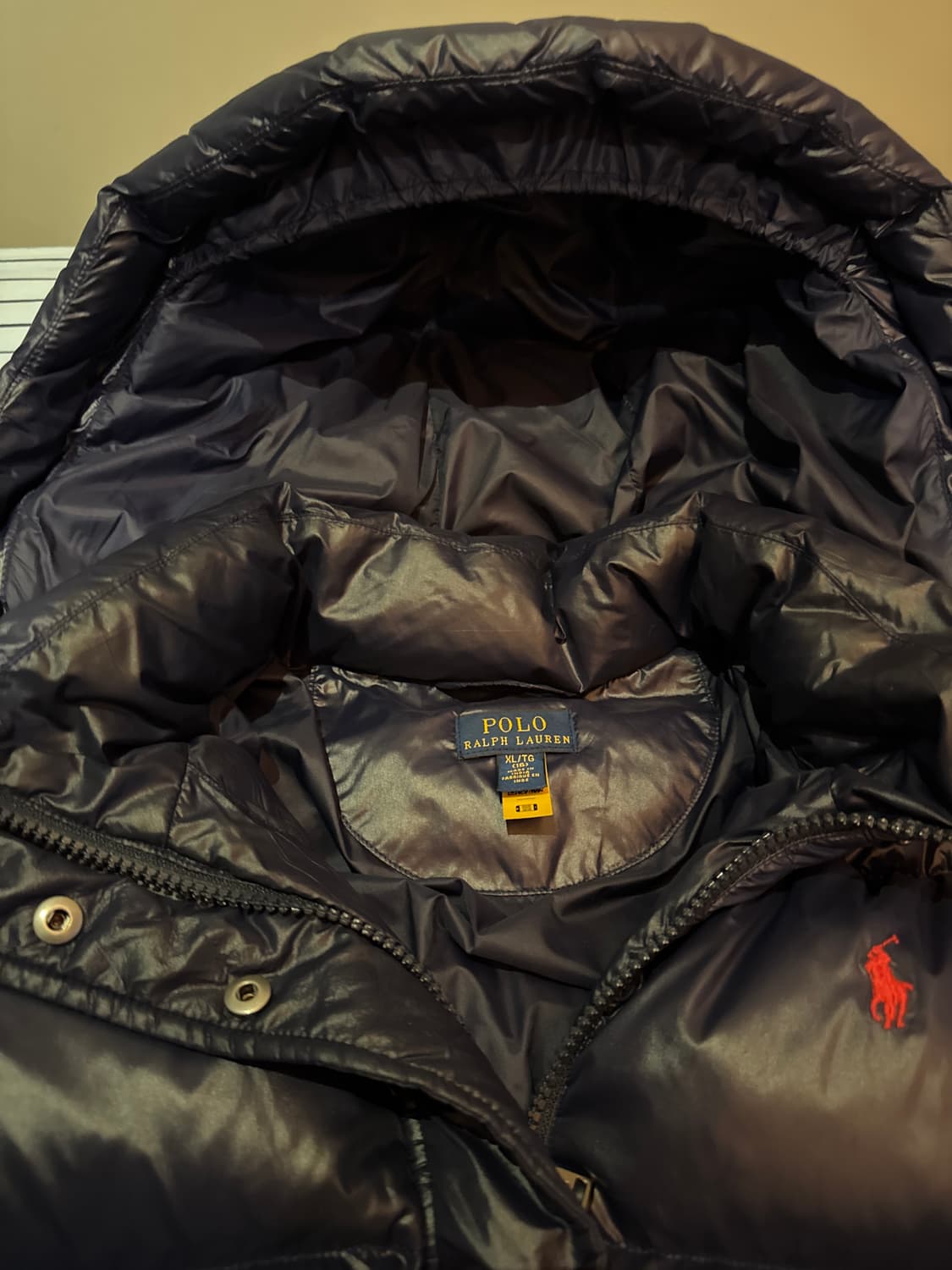 폴로 유광 패딩 상품이미지2