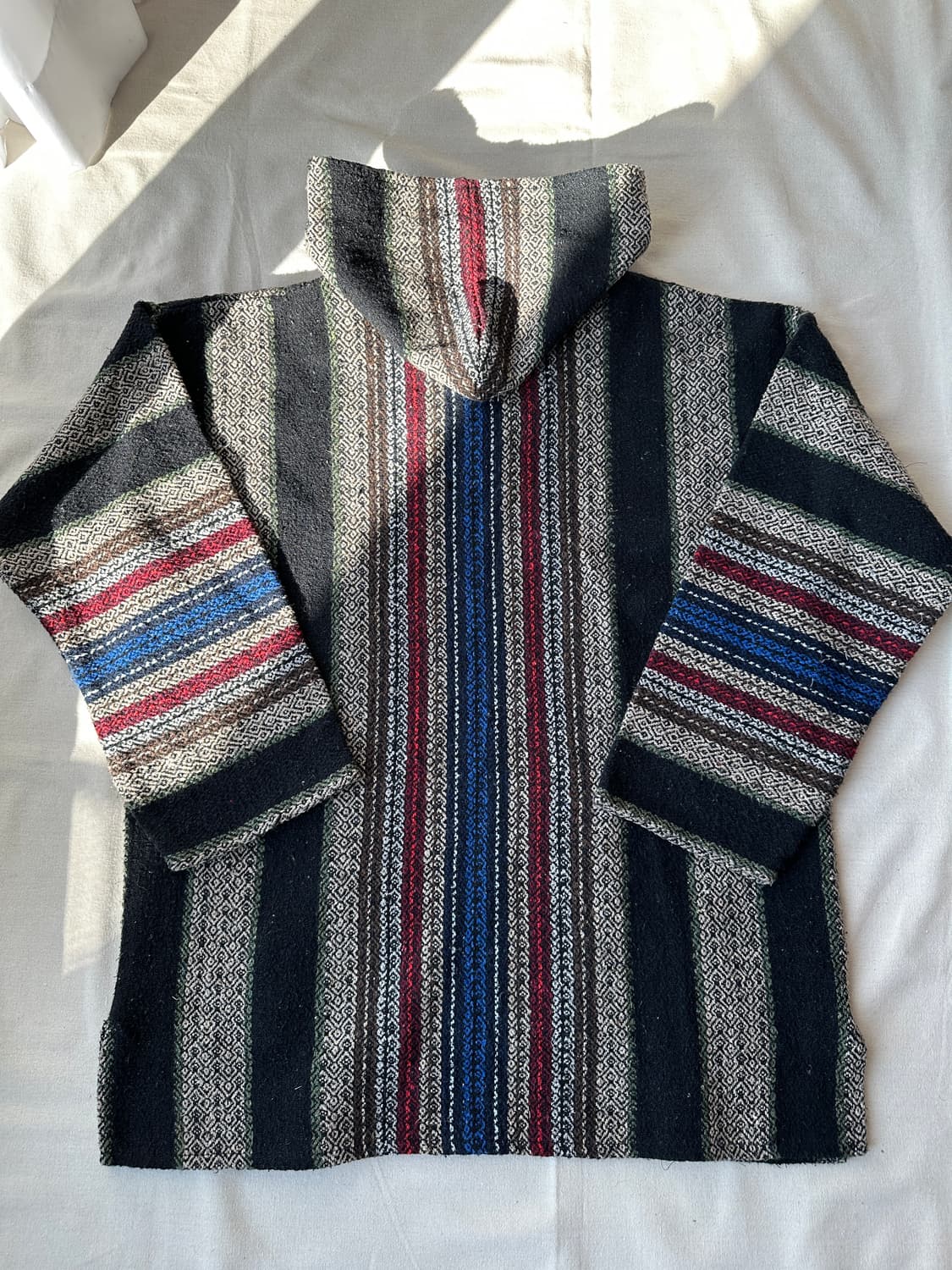 멕시칸 바자 풀오버 니트 후디 L-XL 상품이미지8