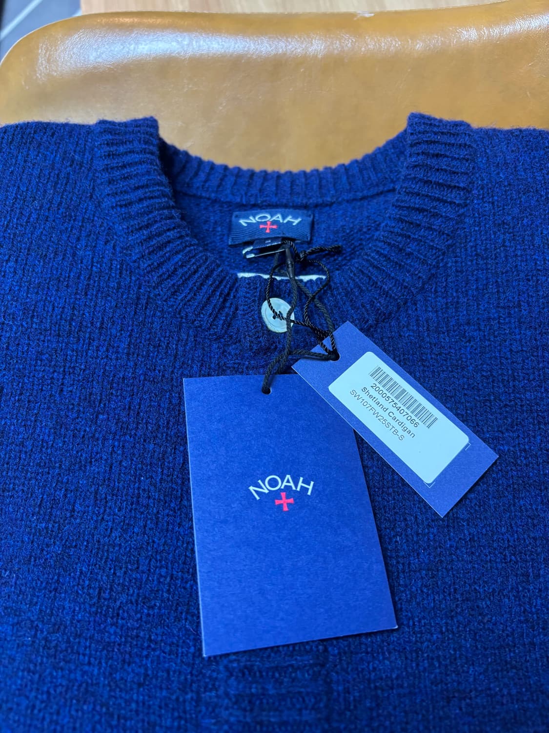 노아 Noah 셰틀랜드 가디건 스타나잇 블루 S 상품이미지3