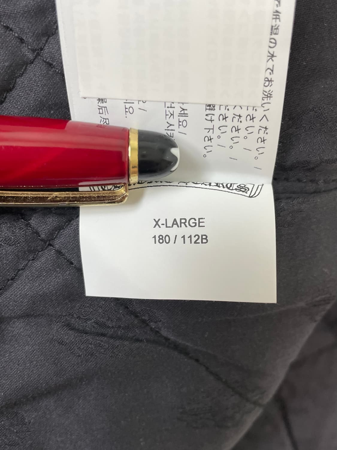 새상품 25FW 크롬하츠 플란넬 암 플로랄 체크셔츠 자켓 XL 신세계택 상품이미지5