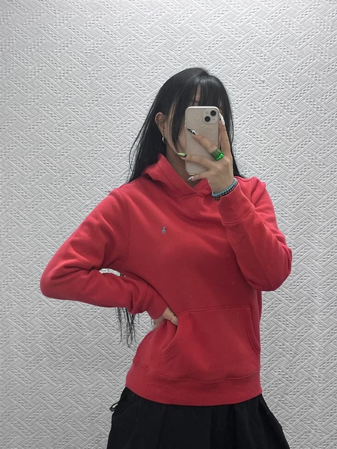 폴로 랄프로렌 레트로 빈티지 약기모 후드티 L C08605 상품이미지1