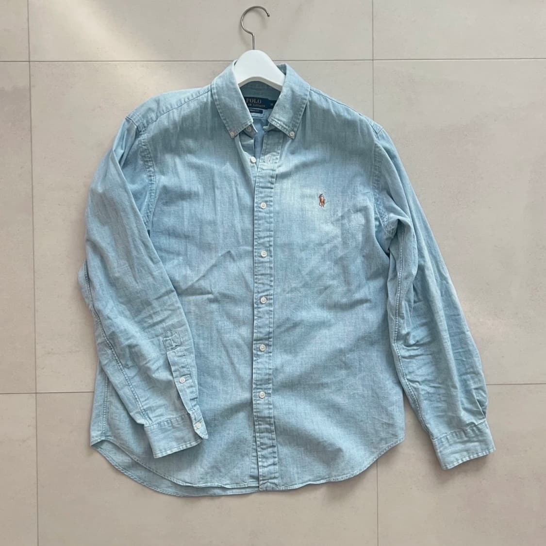 폴로 랄프로렌 코튼 샴브레이 셔츠 클래식핏 상품이미지2