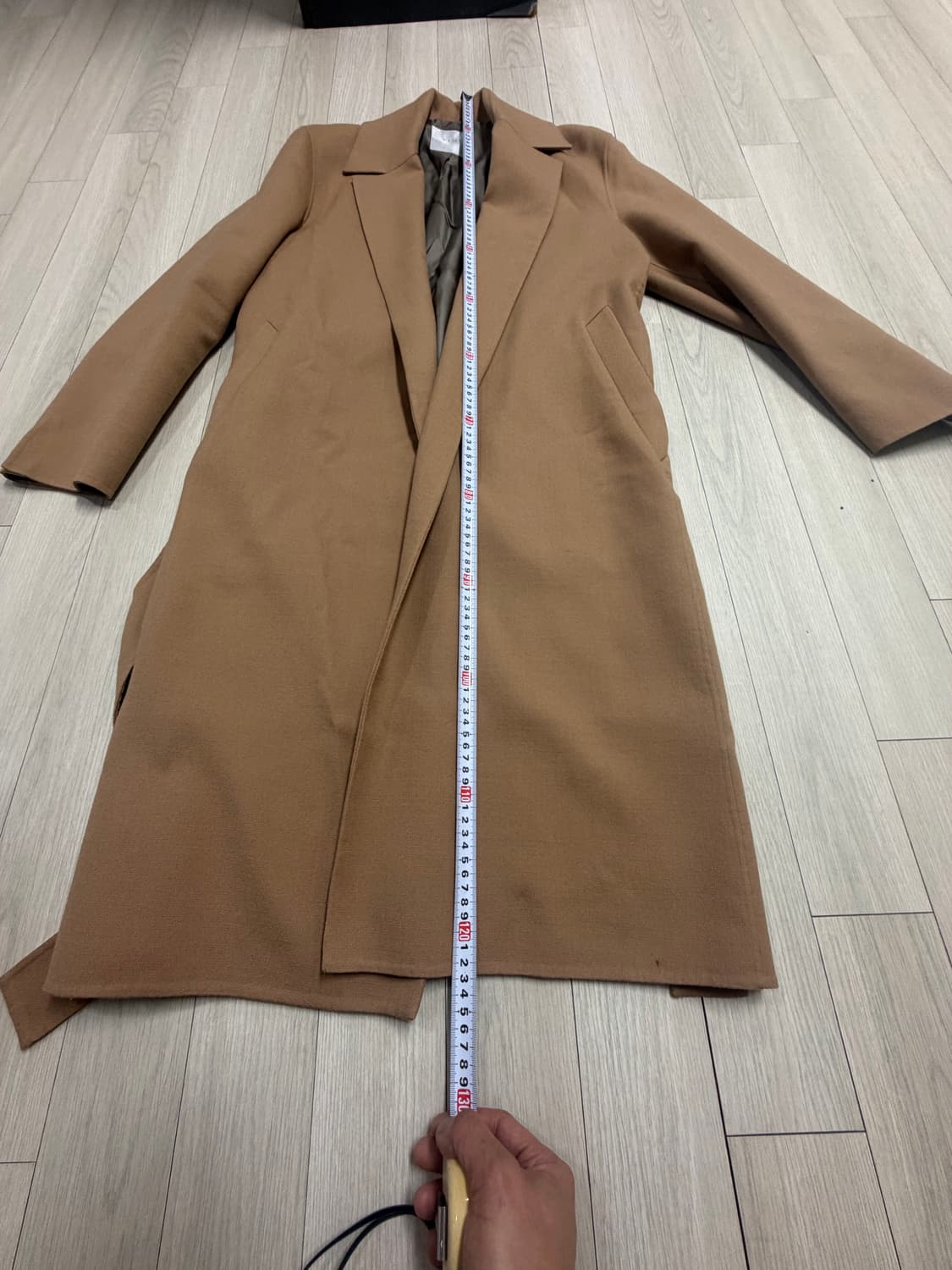 TIME 타임  로브 벨티드 코트 풀셋! 상품이미지4