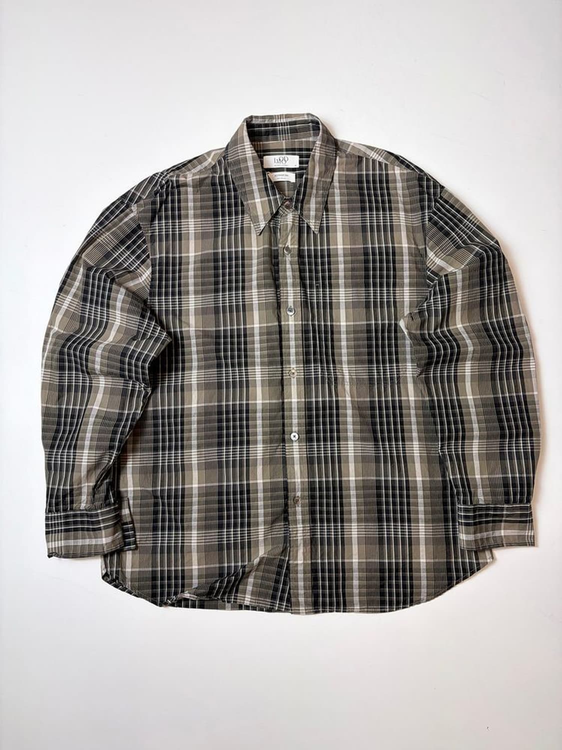 엘무드 쿠와무라 코튼 체크 셔츠 PN9441 상품이미지1