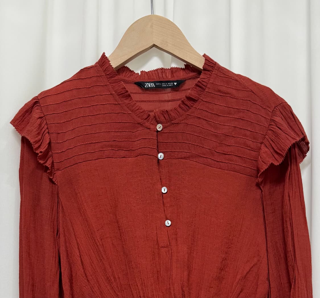 ZARA 자라 비스코스 블라우스 상품이미지3