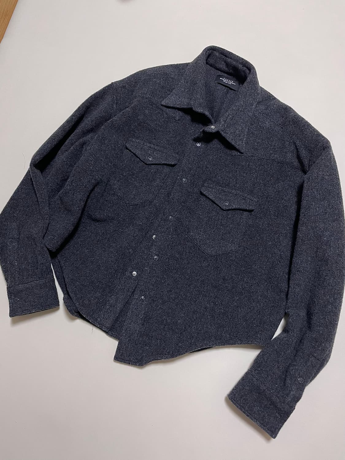 언유즈드 울 웨스턴 오버셔츠 숏자켓 상품이미지1