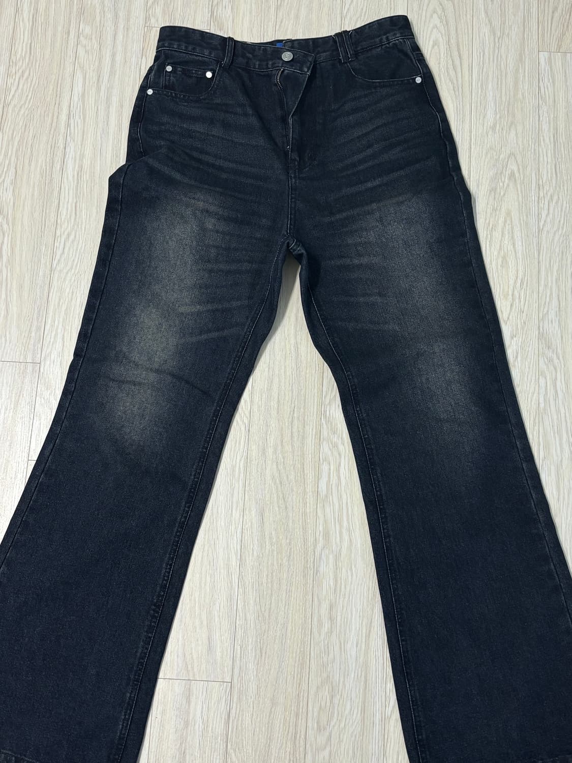 DECET Loose Flared Jeans DCPT066DBlue 상품이미지2