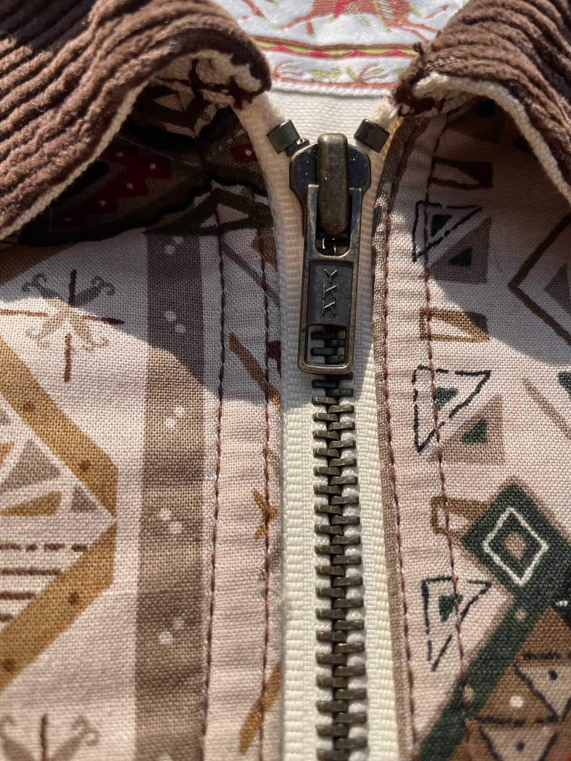 빈티지 인디언 크롭 웨스턴 캔버스 자켓 상품이미지6