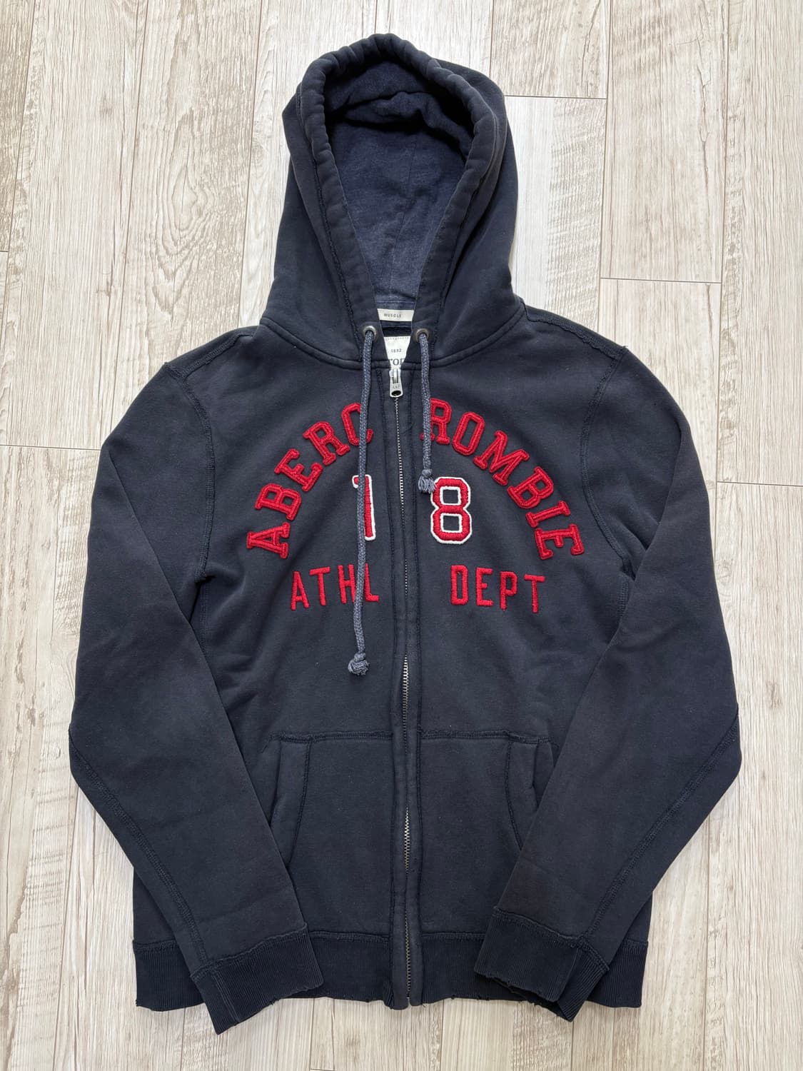 아베크롬비 후드집업 네이비 L 상품이미지1