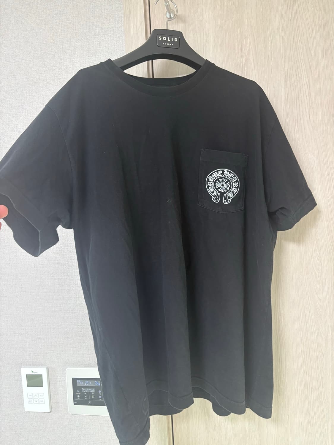 크롬하츠 홀스슈 서울 한정 블랙 반팔 티셔츠 XX-Large 상품이미지1