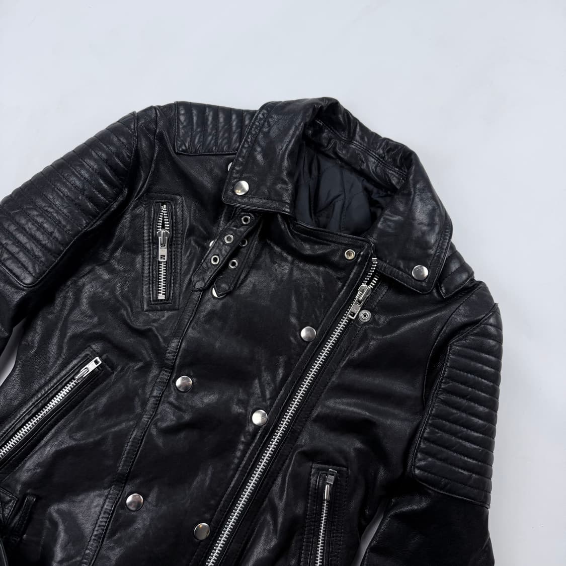 발망st 고트레더 바이커 자켓 상품이미지2