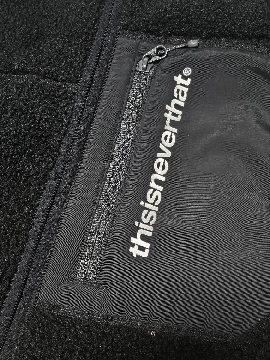 디스이즈네버댓 플리스 블랙 L 상품이미지3