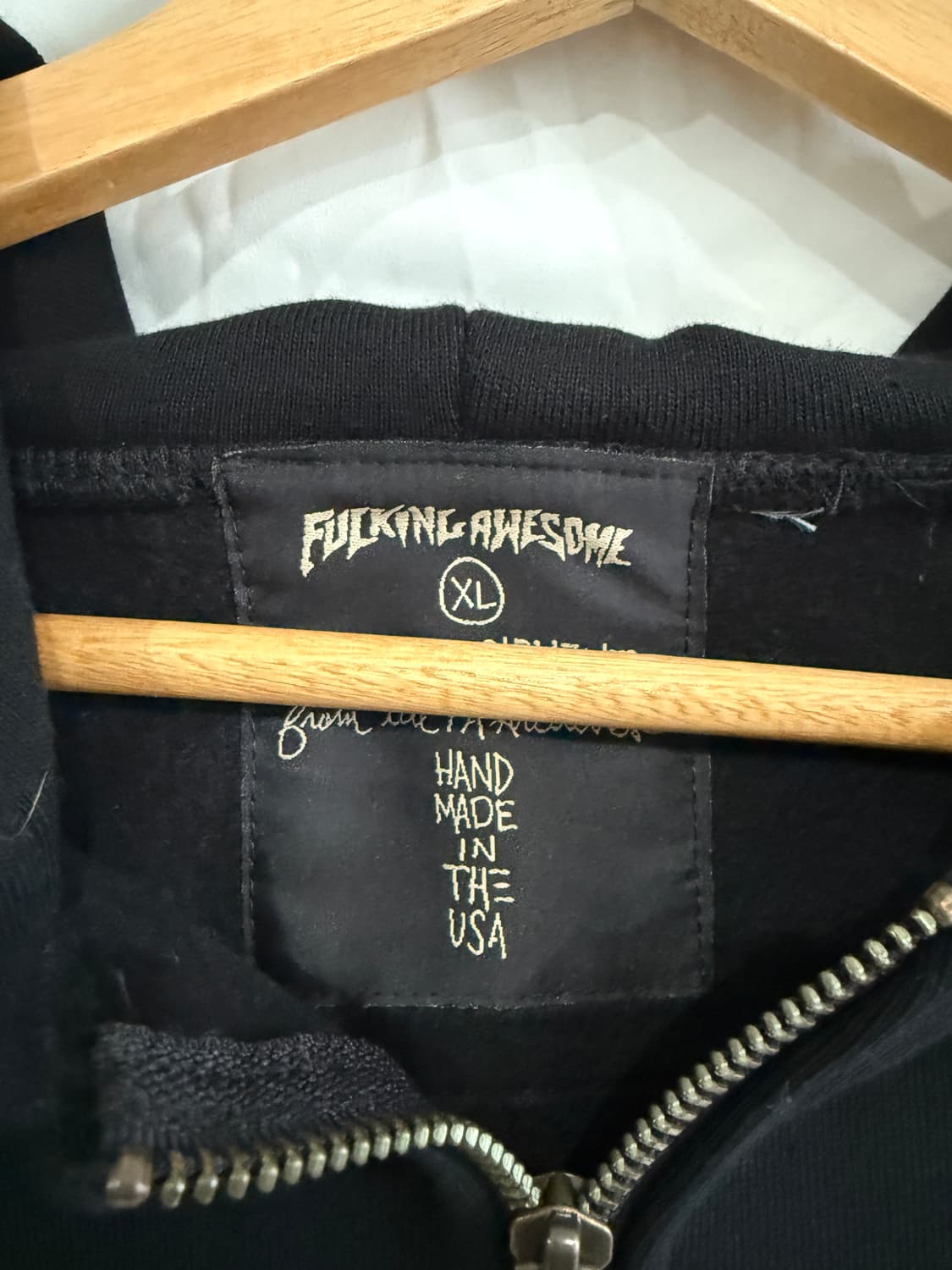 퍼킹어썸 리워크 후드 집업 XL 상품이미지3