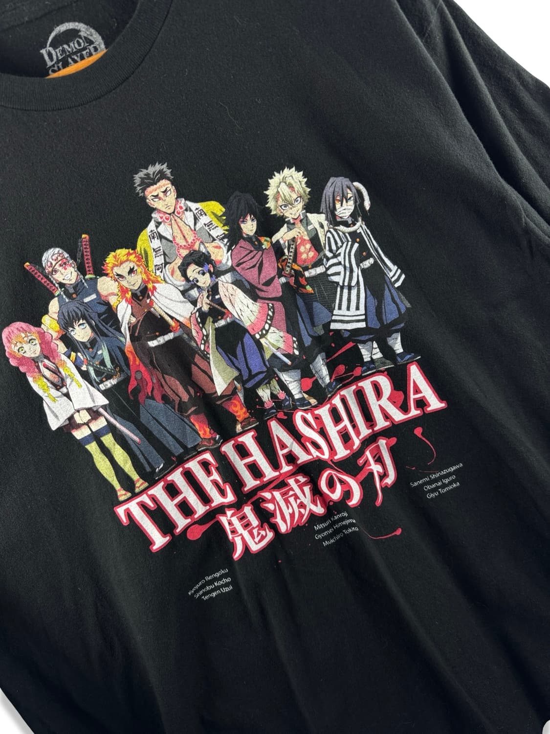 귀멸의칼날 오피셜 하시라 그래픽 티셔츠2071 상품이미지4