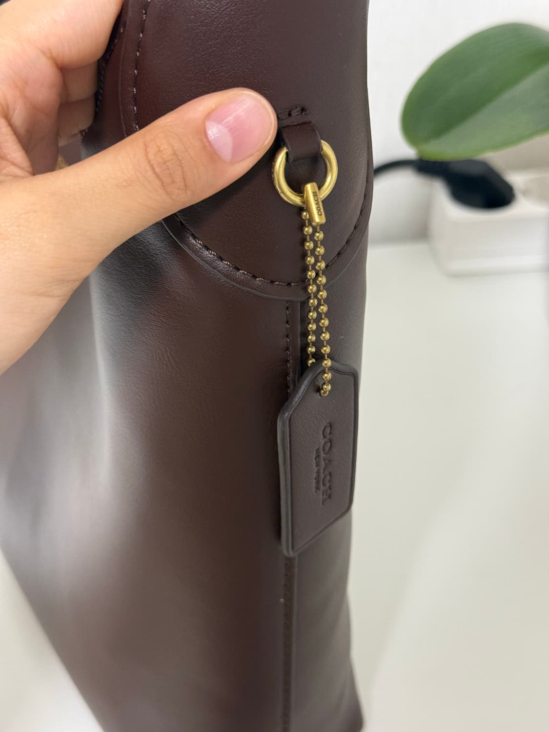 코치 브루클린 숄더 백 28 브라운 상품이미지4