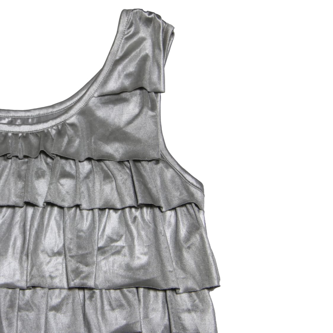 Silver Tiered Ruffle dress 상품이미지2