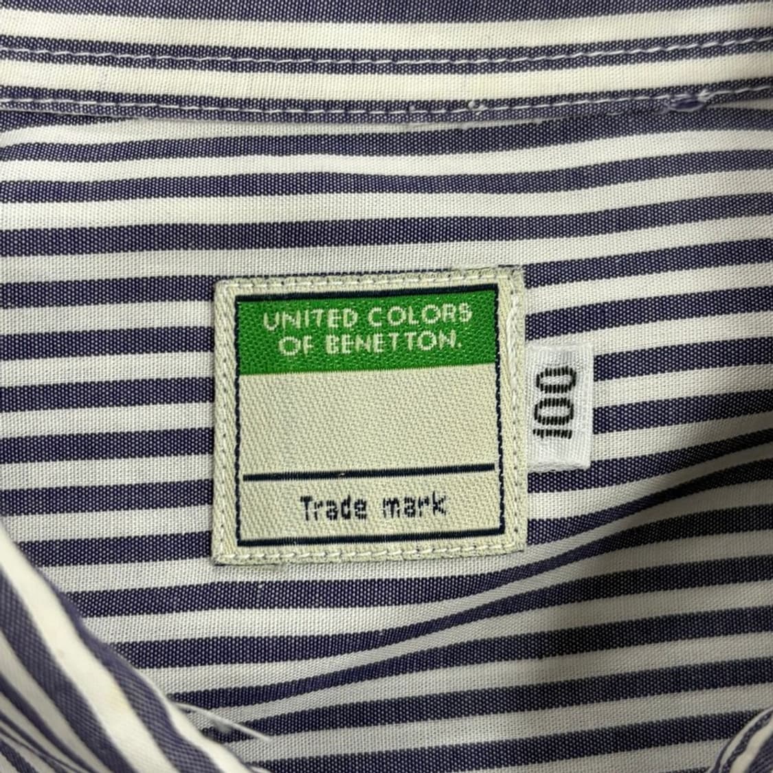 베네통 스트라이프 셔츠 v2090 상품이미지6