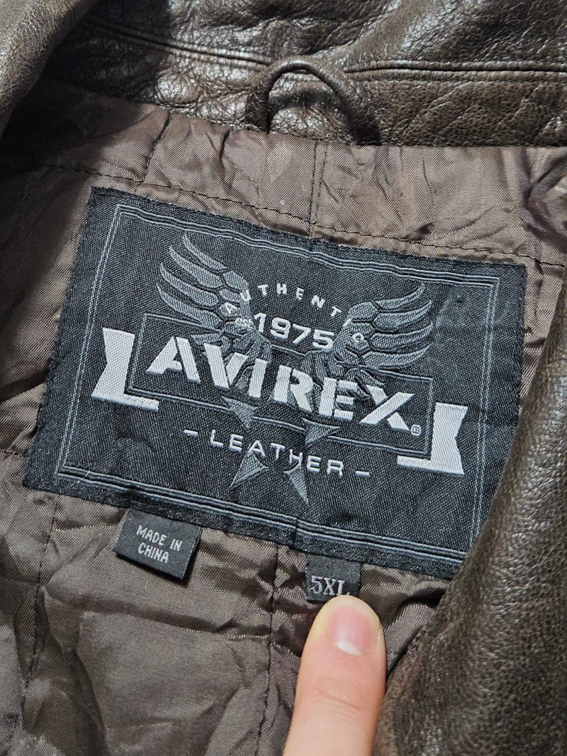 아비렉스 레더 피코트 더블 자켓 5XL XXXXXL 상품이미지7