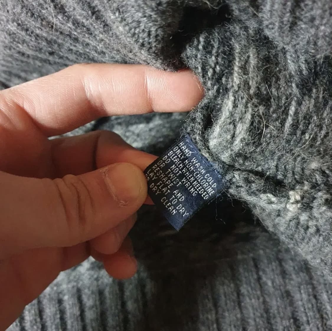 폴로 슬림핏 램스울 페어아일 니트 M 상품이미지5