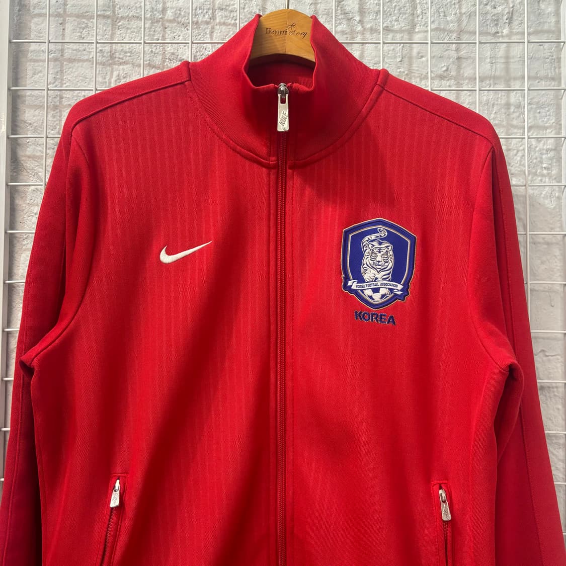 나이키 10-13 국대 레드 트랙탑 져지 L 상품이미지3