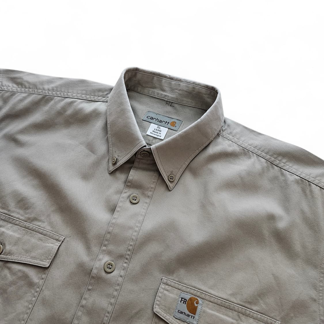 FR칼하트 면 오버핏 반팔셔츠 XL 상품이미지3