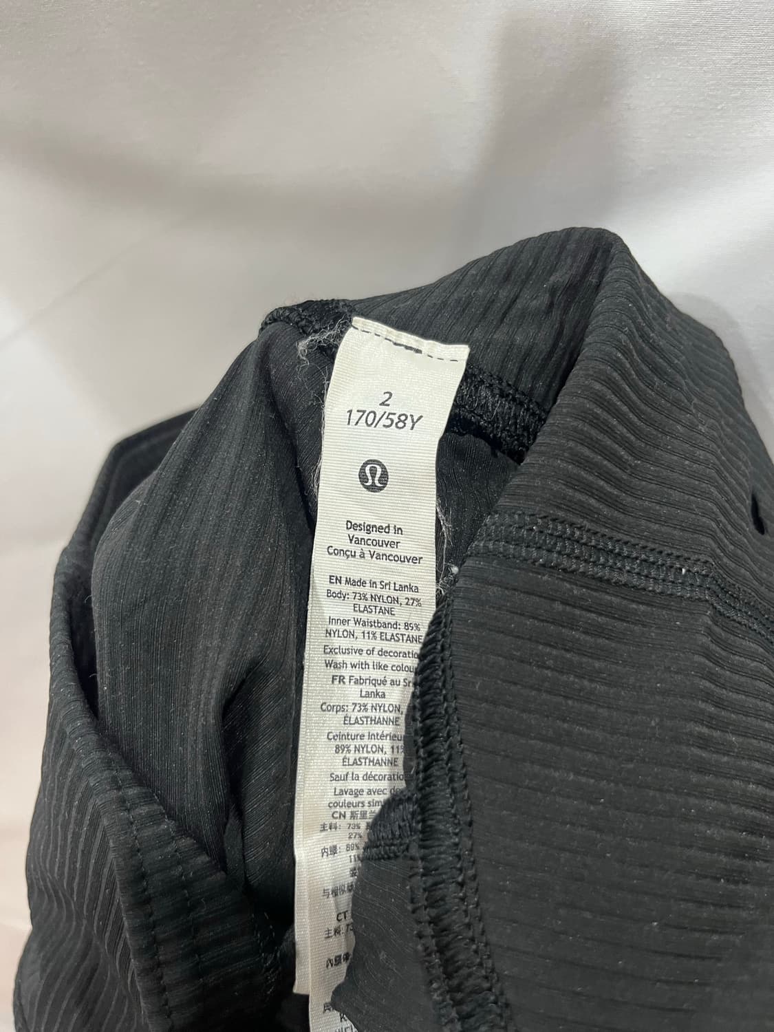 룰루레몬 여성 타이즈 블랙 2 상품이미지4