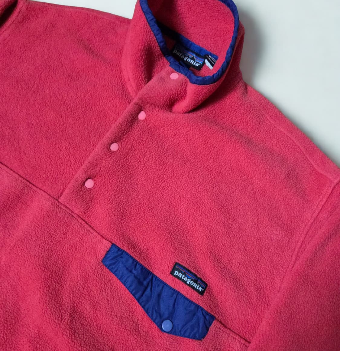 (L)파타고니아 Rare 90s nosnow 핑크 신칠라 플리스 후리스 상품이미지2
