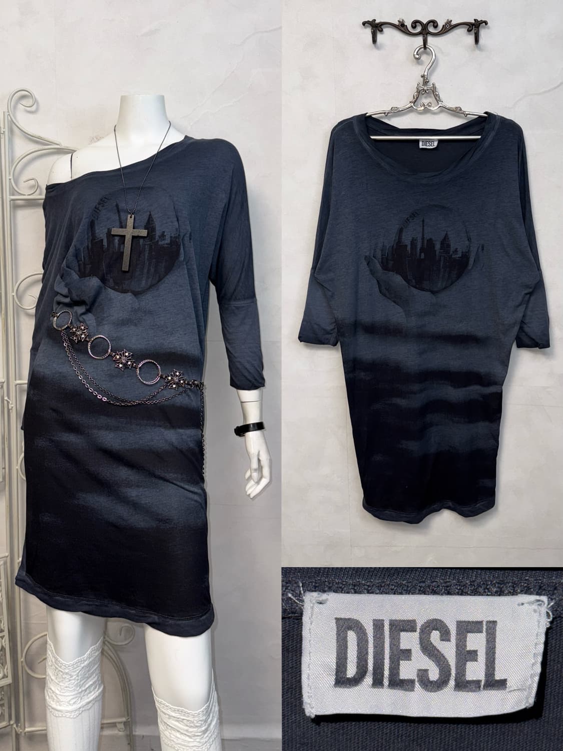 DIESEL dark navy city tie dye ops 상품이미지1