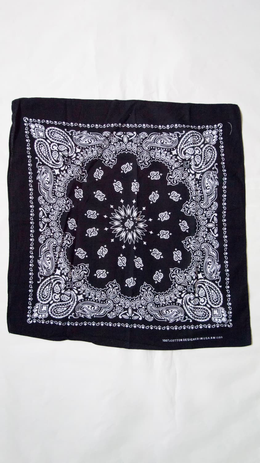[ black paisley cotton bandana ] 상품이미지1