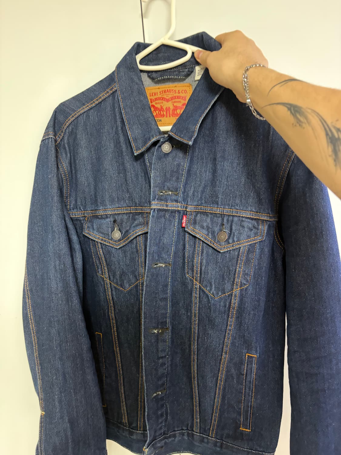 리바이스 진청 트러커자켓3세대 L사이즈 판매합니다! 상품이미지2