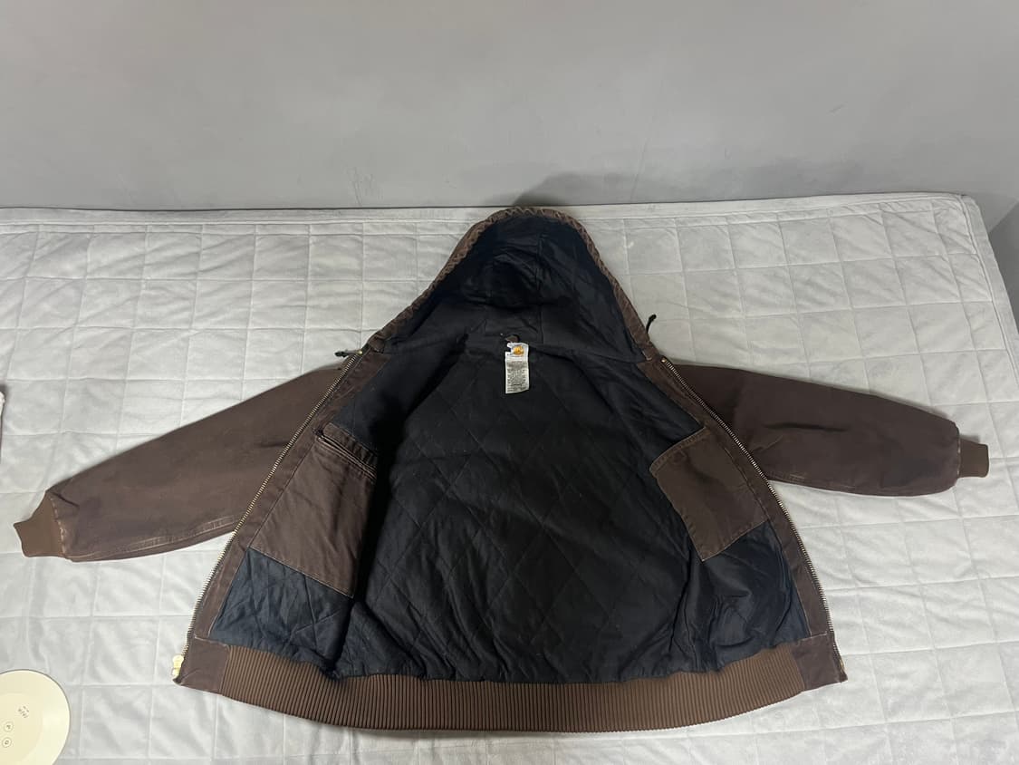 [S] J140 칼하트 덕액티브 자켓 다크브라운 brown dkb 상품이미지6