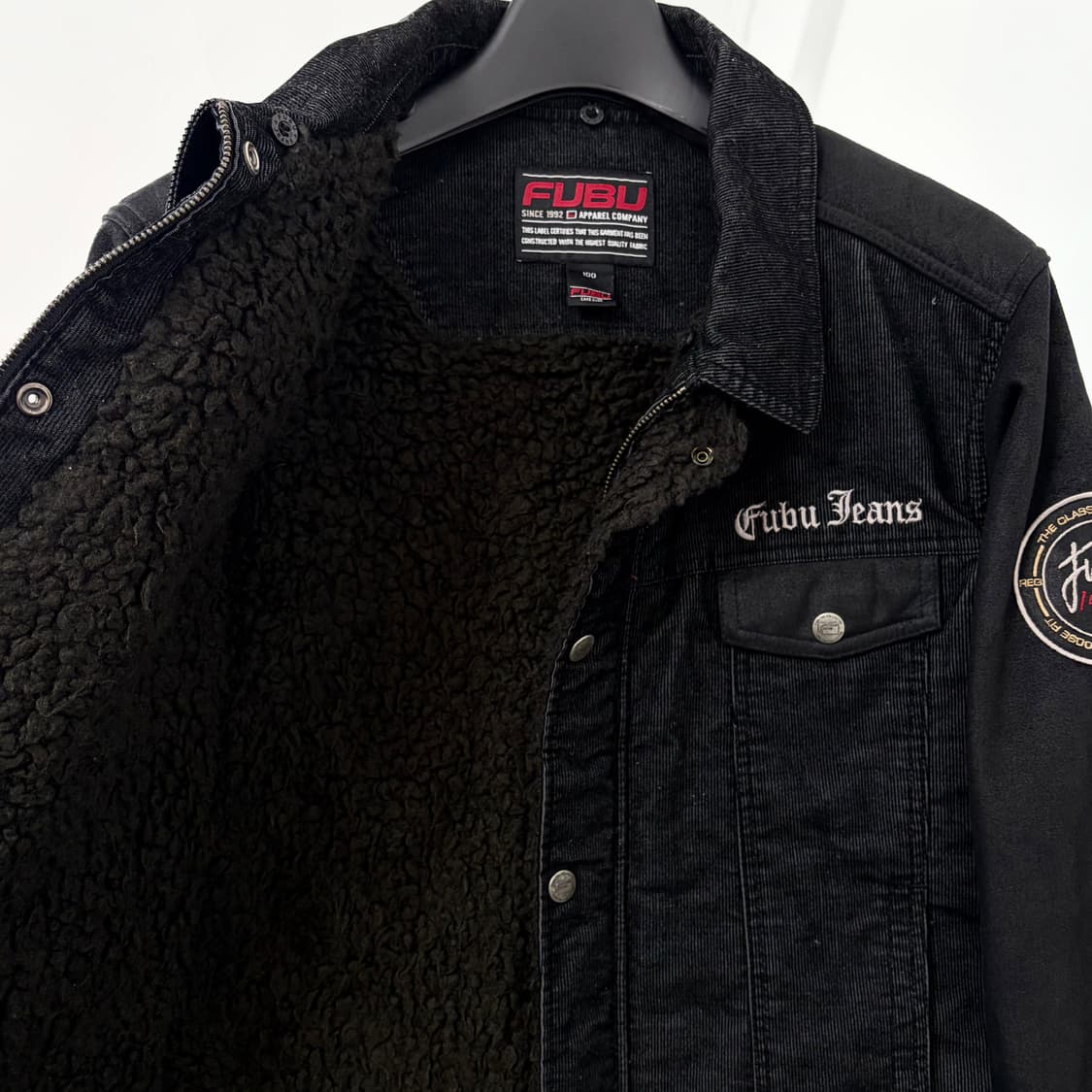 후부 스웨이드암 쉐르파 트러커 자켓 상품이미지6