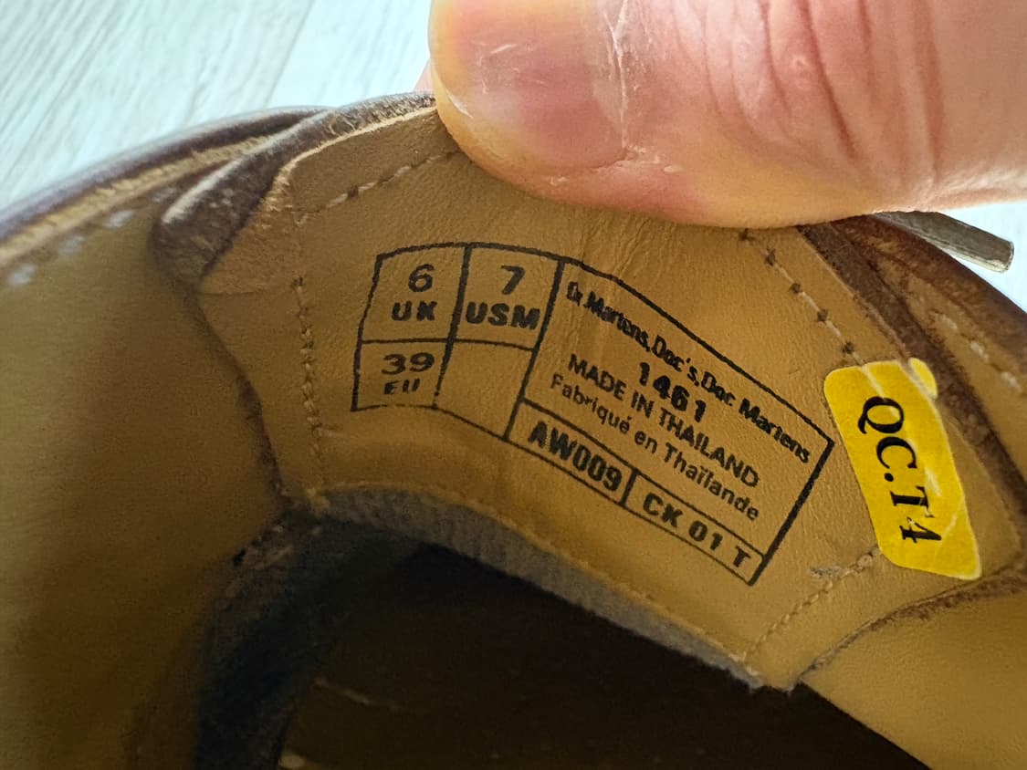 닥터마틴 1461 3홀 크레이지홀스 250 상품이미지7