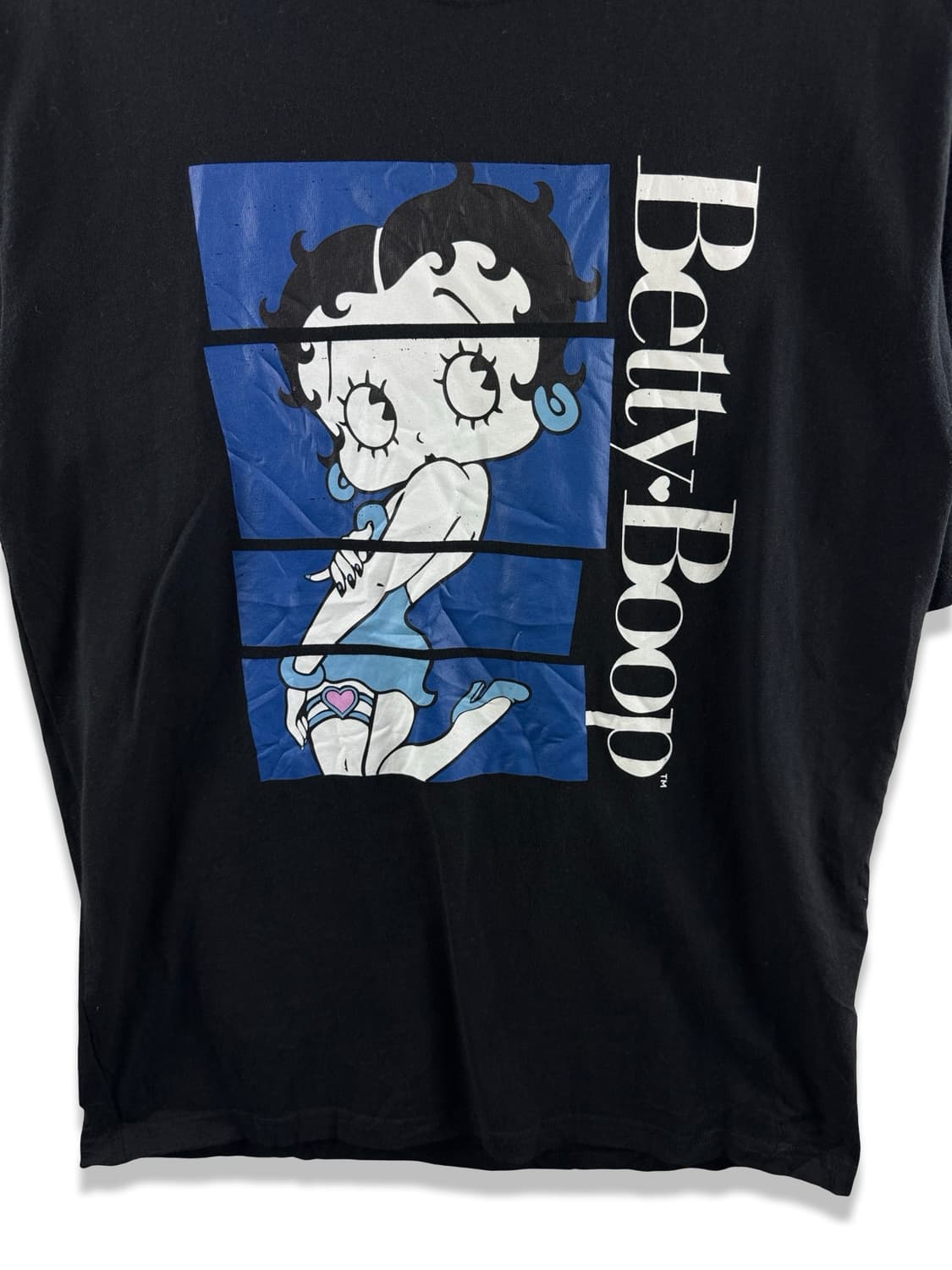 베티붑 블랙 프린팅 티셔츠2559 상품이미지4