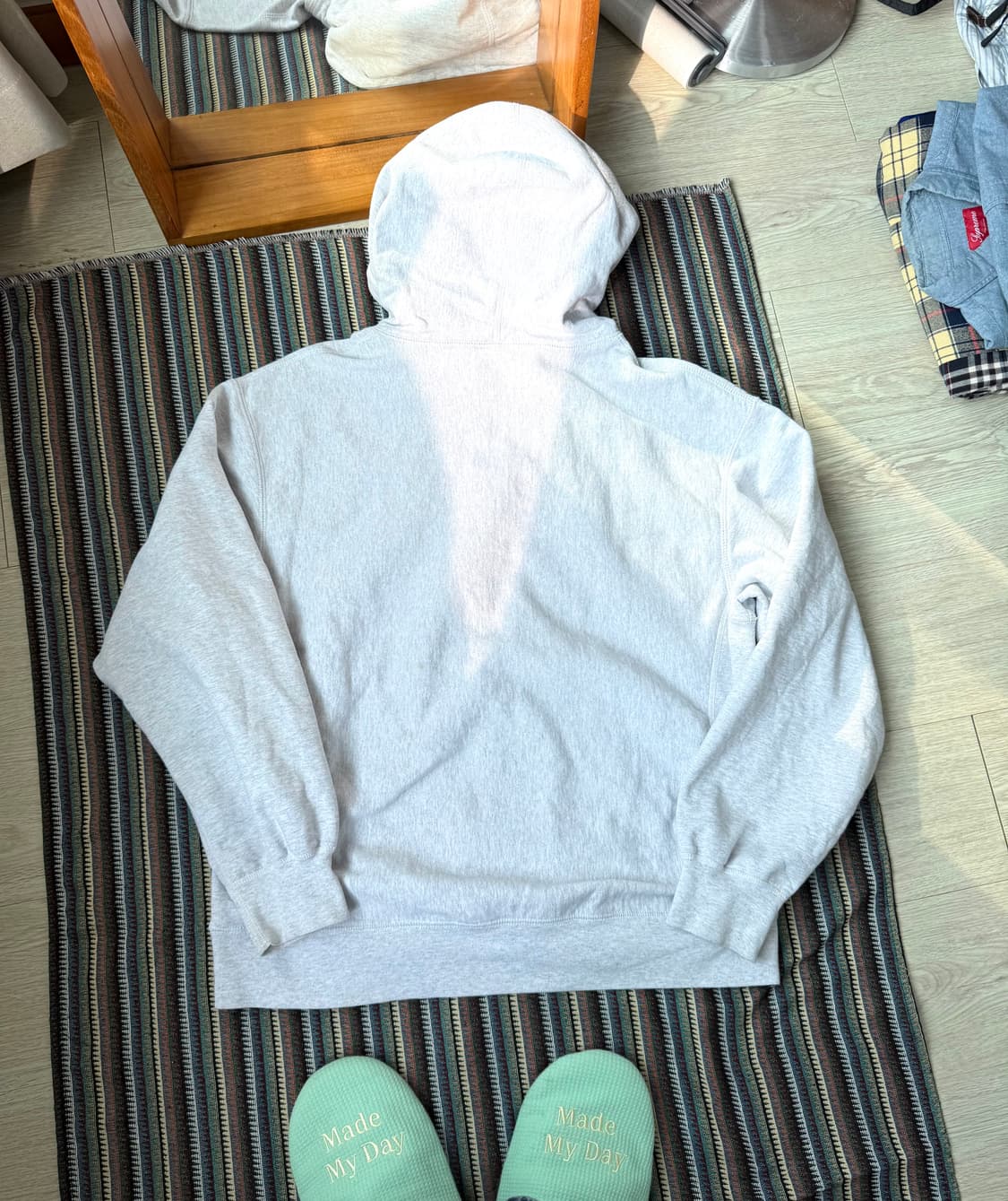 슈프림 마이크로 로고 후드티 상품이미지4