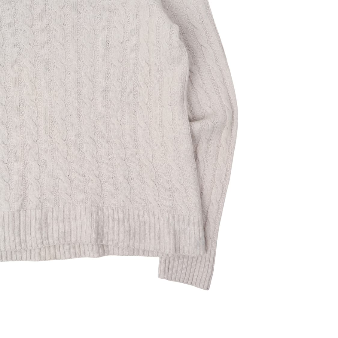 폴로 랄프로렌 크림 펄 케이블 니트 상품이미지7