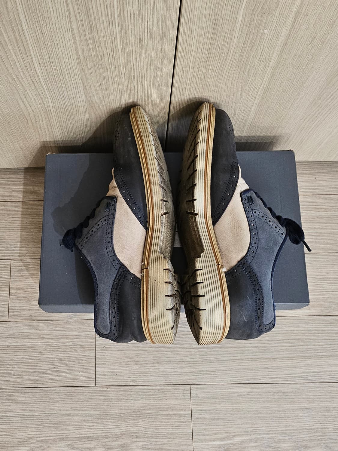 프랑스 명품구두 BREUER 브로이어 빈티지 윙팁 로퍼 EU 40 상품이미지7