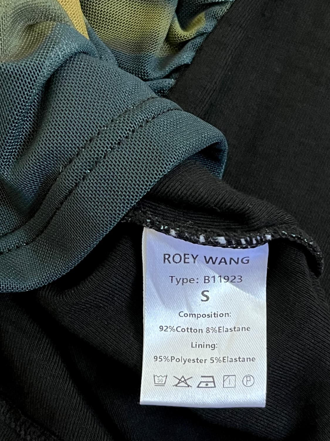Roey Wang 스퀘어넥 셔링 탑  상품이미지10