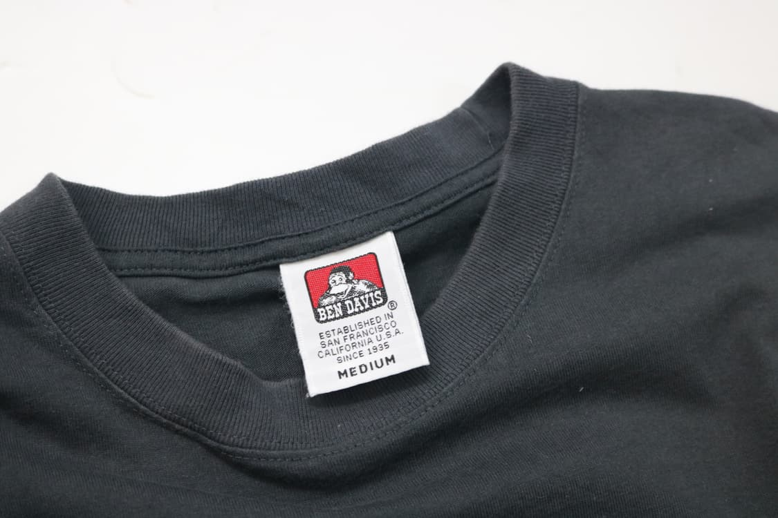 벤데이비스 빈티지 백로고 그래픽 차콜 반팔 티셔츠 (M) 상품이미지7