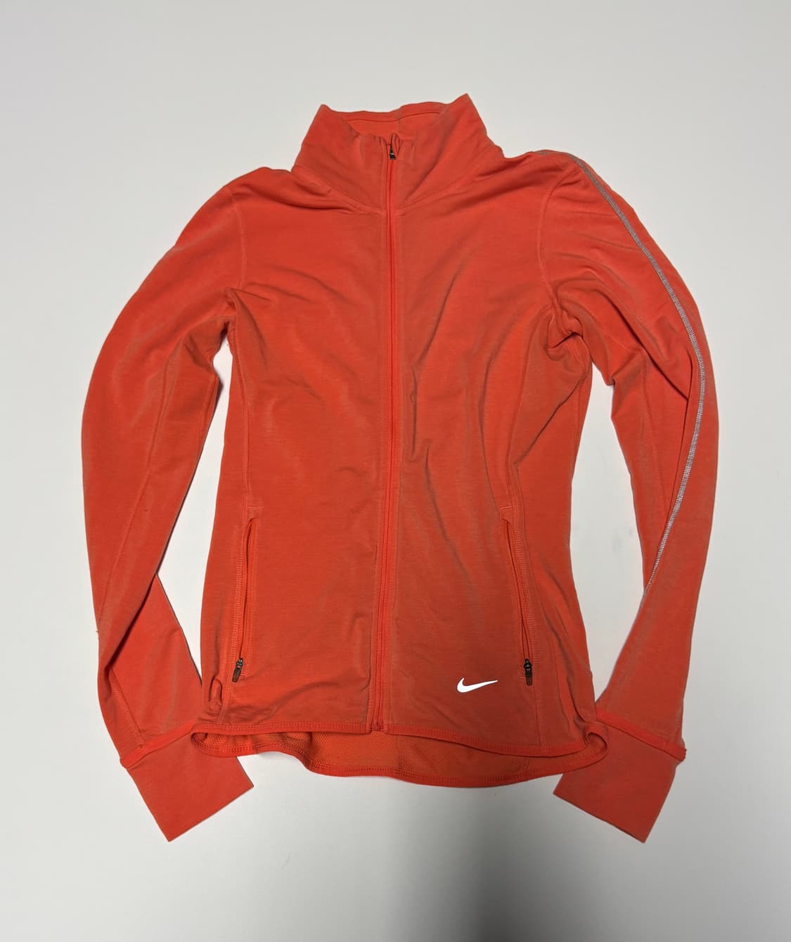 여성 나이키 러닝 드라이핏 기능성 집업 s 오렌지 상품이미지1