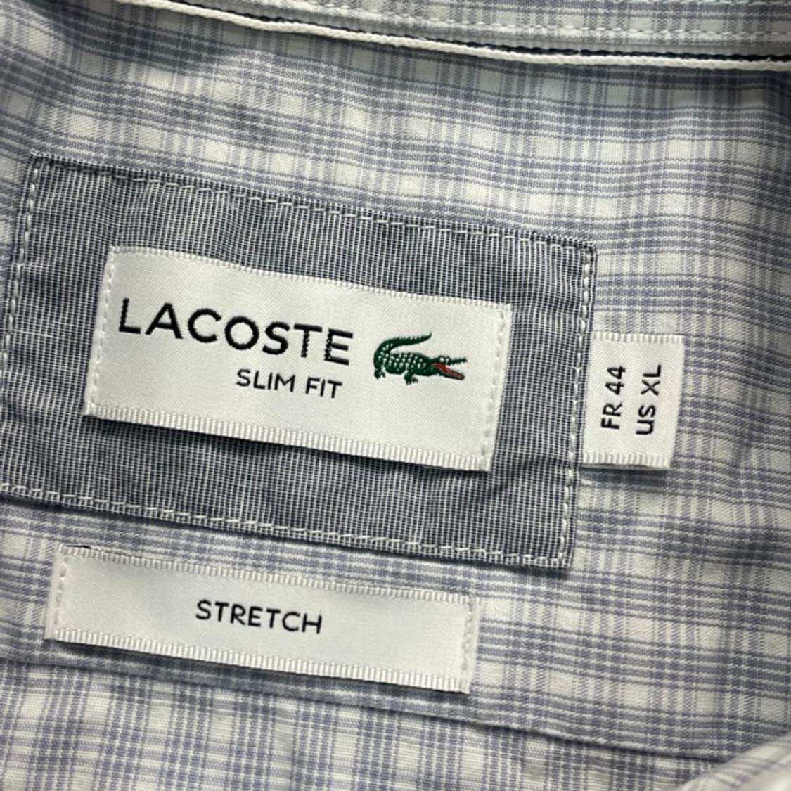 105 라코스테 체크 셔츠 상품이미지3