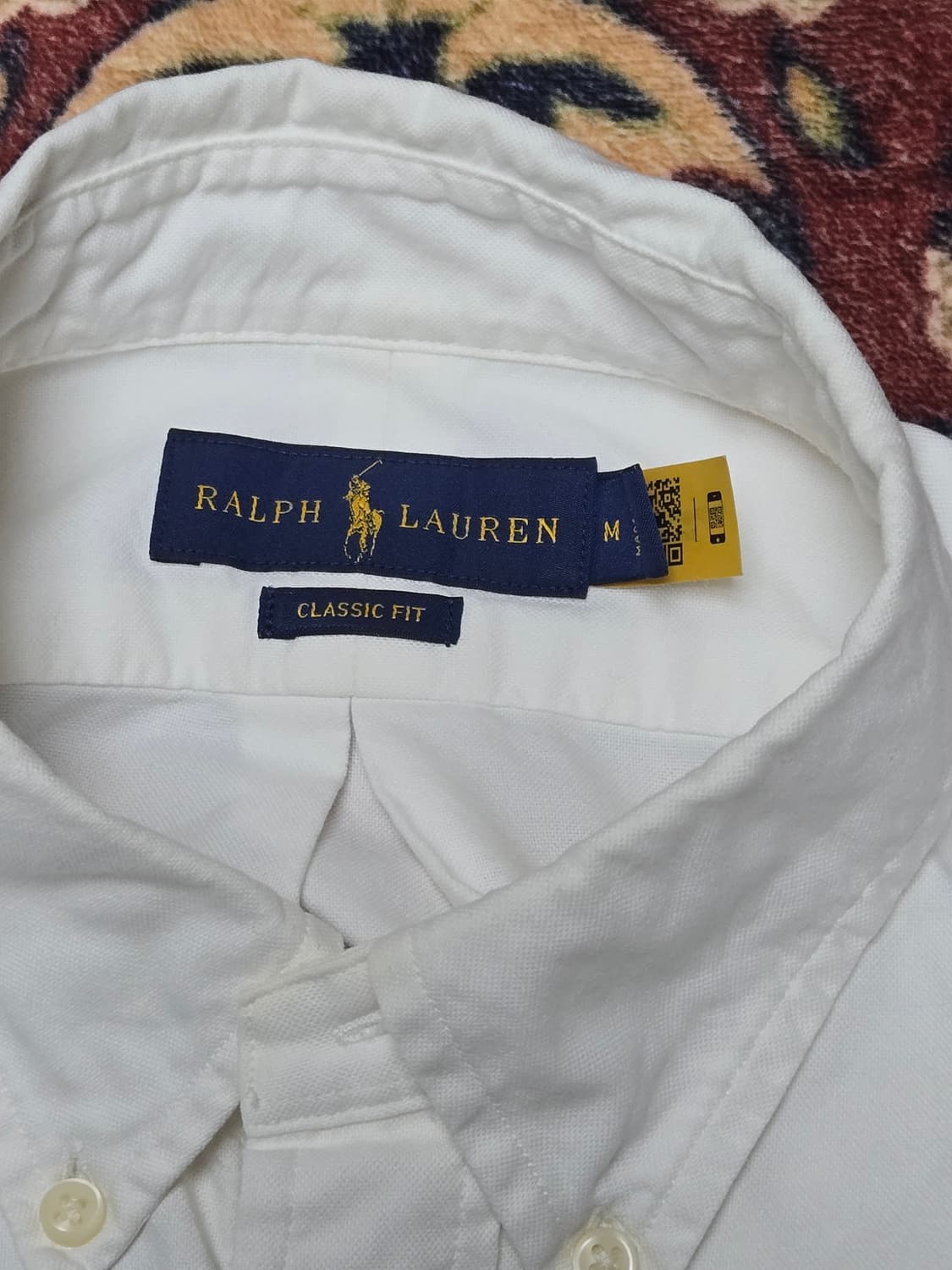 [M] 폴로 랄프로렌 클래식핏 화이트 셔츠 (QR 정품)

 상품이미지5