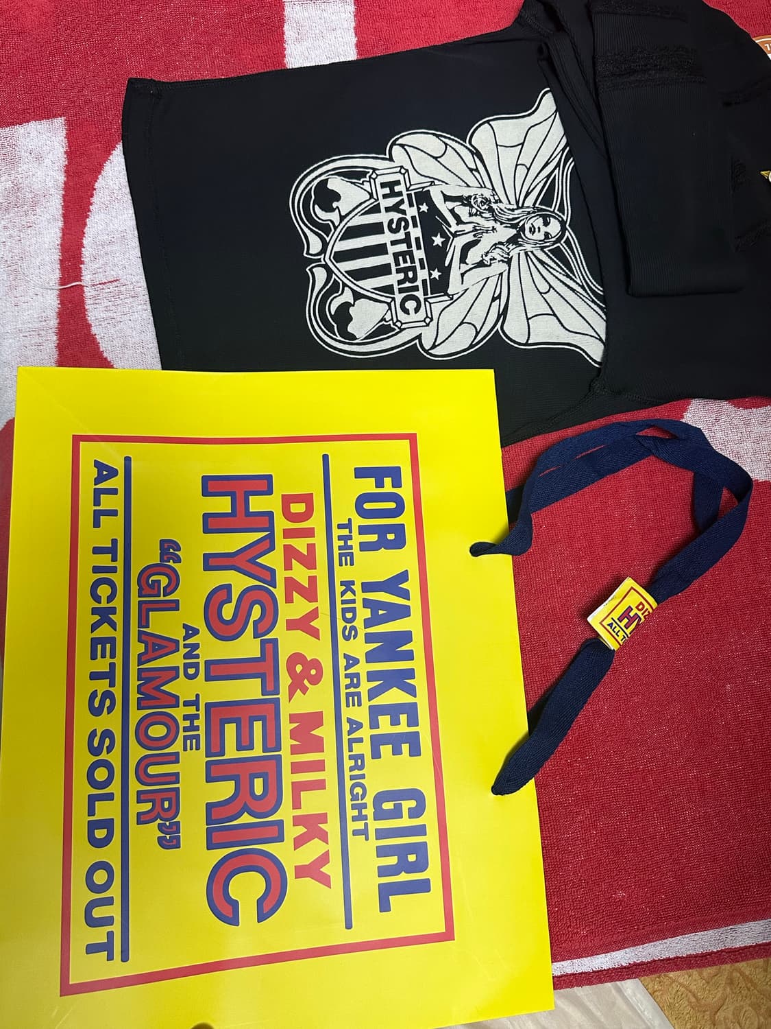 히스테릭 글래머 레비테이티드 걸 치비 티셔츠 블랙 새상품 상품이미지3