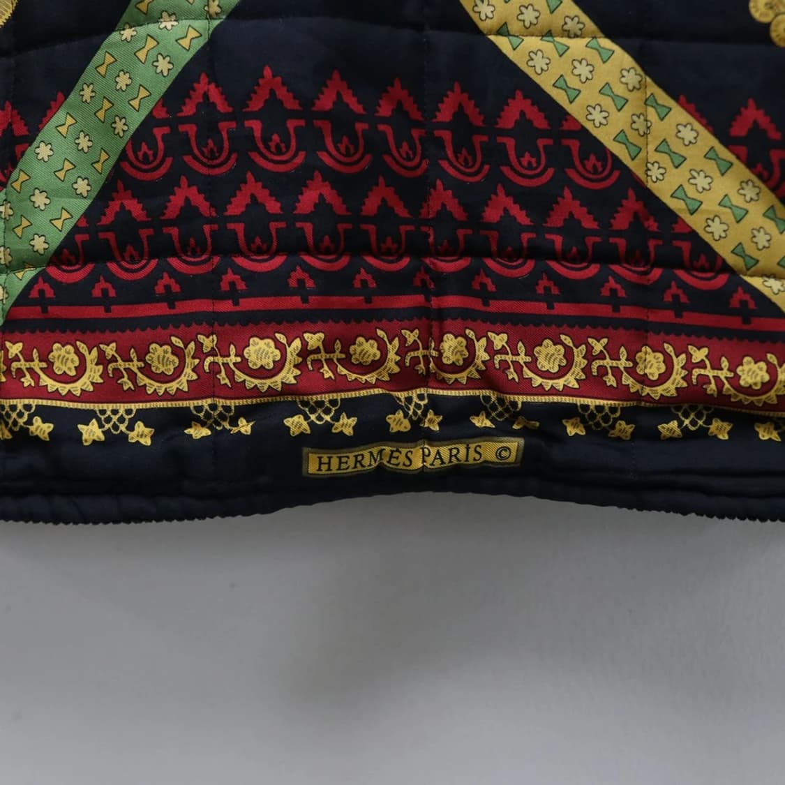 80-90'S 에르메스 오리엔탈 패턴 실크 혼방 자켓 60140 상품이미지6