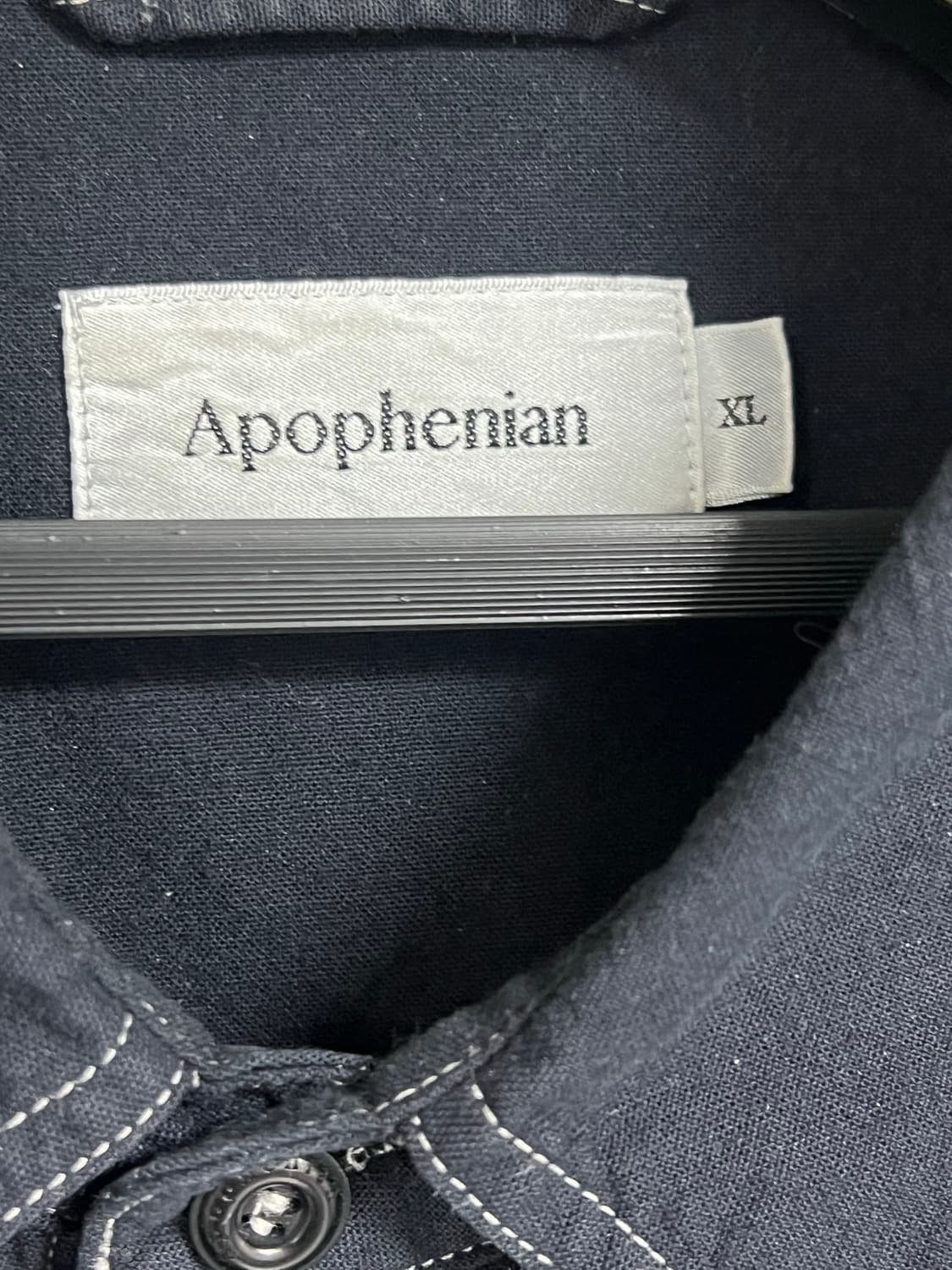 아포페니안 럼버잭 셔츠 다크네이비 [XL] 상품이미지3