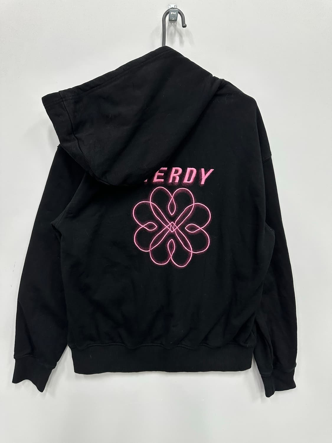 널디 블랙 후드집업  상품이미지4