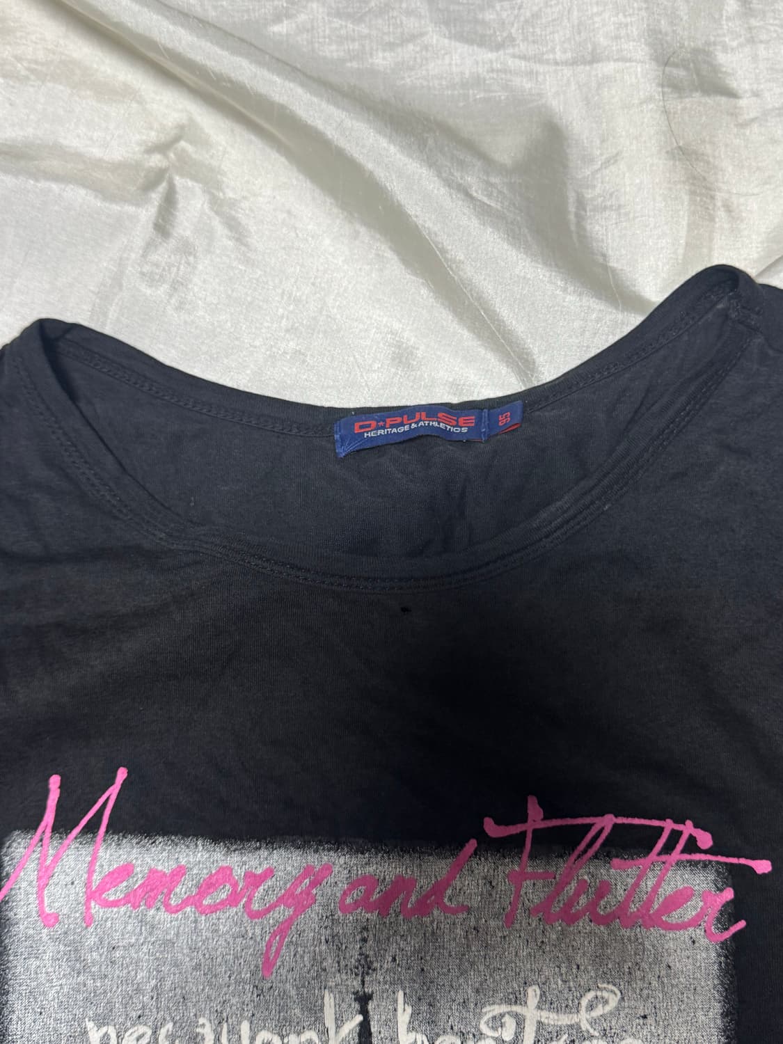 D •PULSE Printed Detail T-shirt 상품이미지3