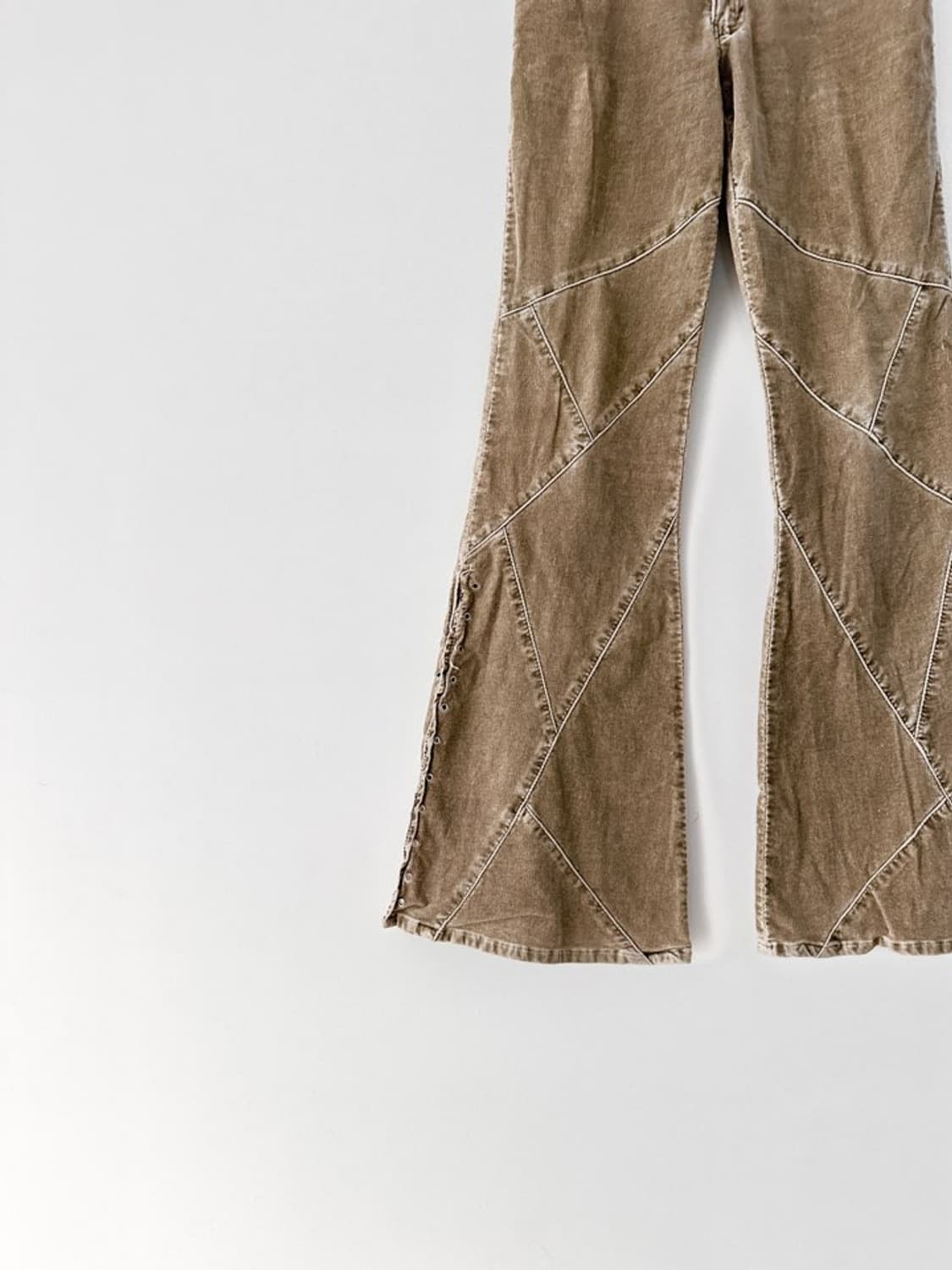 Side punching slit corduroy pants  상품이미지2